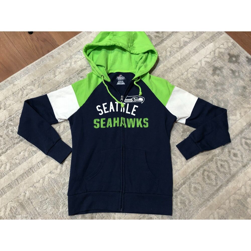 Woman's XS NFL Seattle Seahawks Zip Up